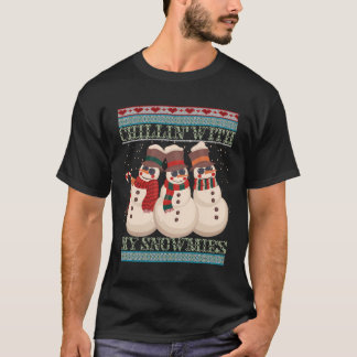 Chillin's met mijn Snowmies lomp kerstman T-shirt