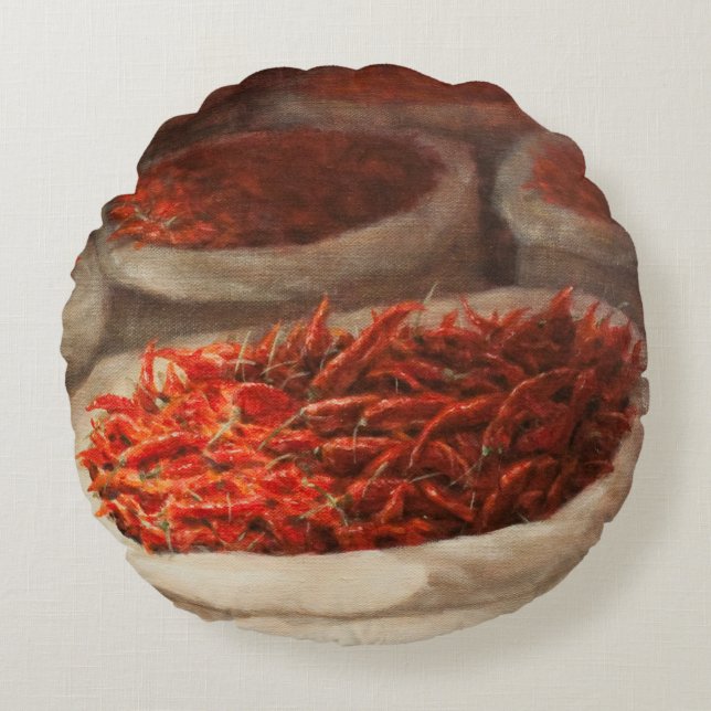 Chillis 2010 rond kussen (Voorkant)