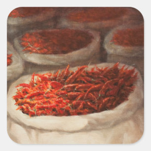 Chillis 2010 vierkante sticker