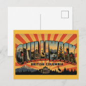 Chilliwack BC Valley Gateway Briefkaart (Voorkant / Achterkant)