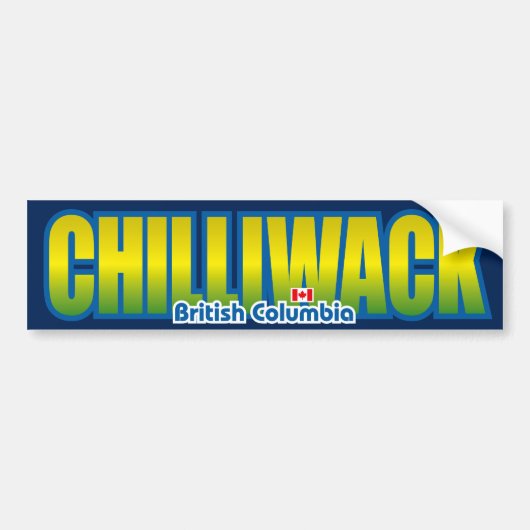 Chilliwack Bumper Bumpersticker (Voorkant)