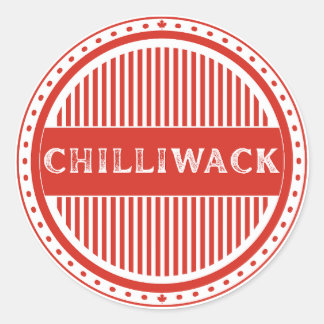 Chilliwack City Pride Embleem – Canadese identitei Ronde Sticker