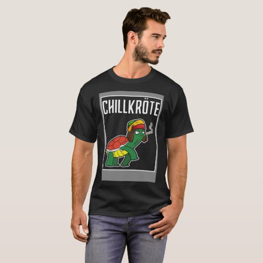 Chillkröte Paar Wiet T-shirt (Voorkant volledig)