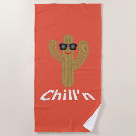 Chill'n Cactus Design - Strandhanddoek Strandlaken