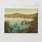 Chillon Castle, Montreux, het meer van Genève, Zwi Briefkaart (Voorkant)