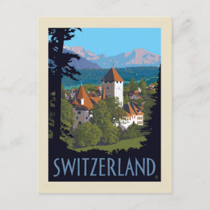 Chillon Castle   Zwitserland Briefkaart