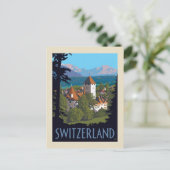 Chillon Castle | Zwitserland Briefkaart (Staand voorkant)