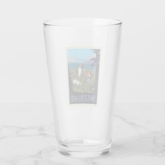 Chillon Castle | Zwitserland Glas (Achterkant)