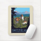 Chillon Castle | Zwitserland Muismat (Met muis)
