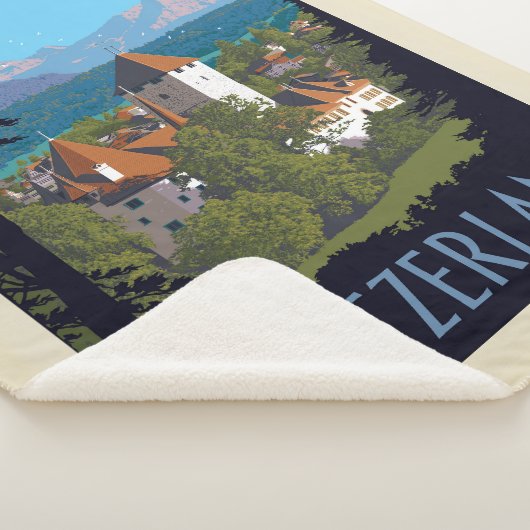 Chillon Castle | Zwitserland Sherpa Deken (3/4)