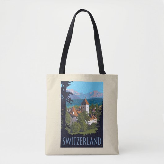 Chillon Castle | Zwitserland Tote Bag (Voorkant)