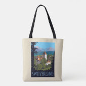 Chillon Castle | Zwitserland Tote Bag (Achterkant)