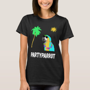 Chillout Thug Parrot Hawaii Tropische vogels Sun T T-shirt