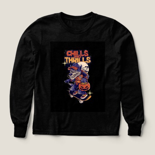 Chills & Thrills Graphic T-Shirt – Spooky Season V (Voorkant)