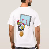 Chilly D Penguin - basketbaldunk T-shirt (Achterkant)