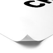 Chilly Dog Funny Chili Hot Dog Pun Poster (Hoek)