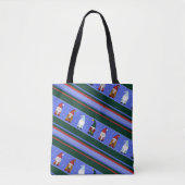 Chilly Gnomies Streep (medium) Tote Bag (Voorkant)