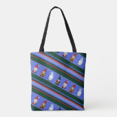 Chilly Gnomies Streep (medium) Tote Bag (Achterkant)