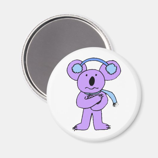 Chilly Koala Magnet (Voorkant / Achterkant)