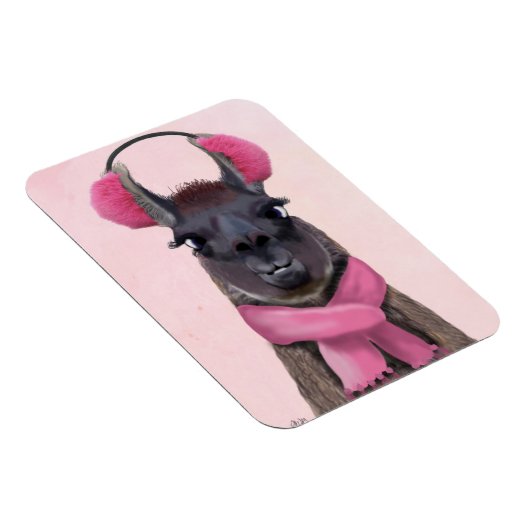 Chilly Llama Pink Magneet (Rechterzijde)