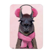 Chilly Llama Pink Magneet (Verticaal)