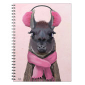 Chilly Llama Pink Notitieboek (Voorkant)