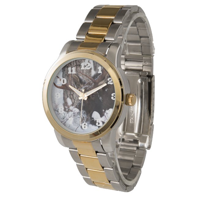 Chilly Moose Horloge (Gekanteld)