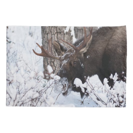 Chilly Moose Kussensloop (Achterkant-Links)