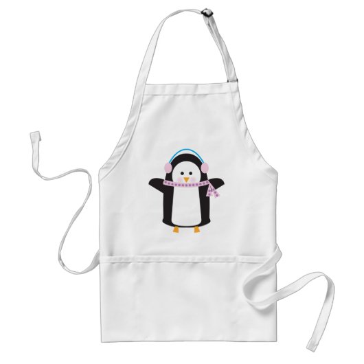 Chilly Penguin Standaard Schort (Voorkant)