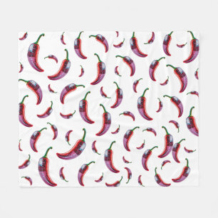 Chilly Pepper Disco Vibes Fleece Deken