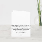 Chilly Pug Note Kaart - leeg (Achterkant)