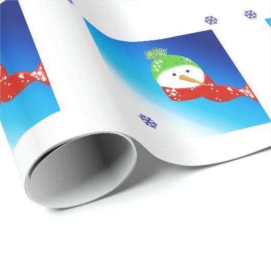 Chilly Snowman Cadeaupapier (Rol Hoek)