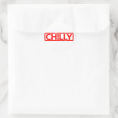 Chilly Stamp Ronde Sticker (Tas)