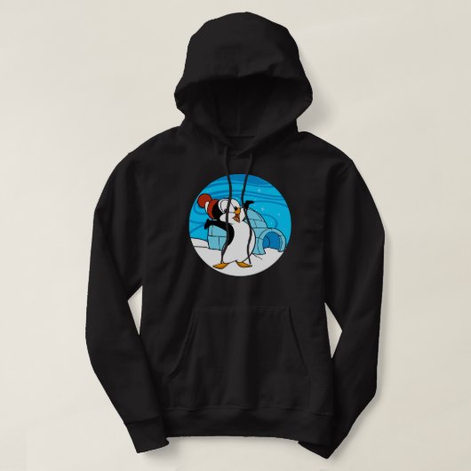 Chilly Willy Igloo Classic Hoodie (Design voorkant)