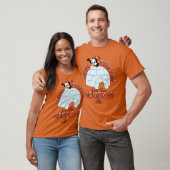 Chilly Willy Uniseks Blauwe Korte Mouwen Maat Klei T-shirt (Unisex)
