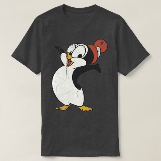 Chilly Willy Verdrietige Authentieke Stijl T-shirt (Design voorkant)