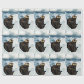 Chilly Zee Otter Cadeaupapier (Vlak)