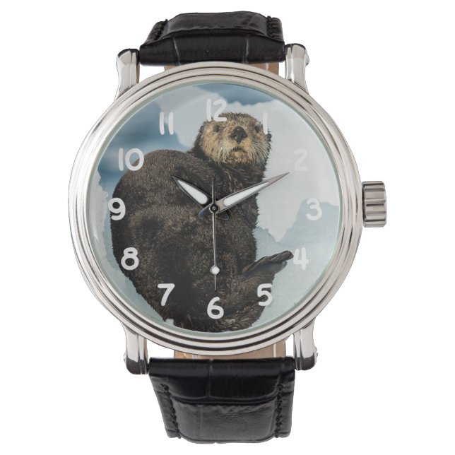 Chilly Zee Otter Horloge (Voorkant)