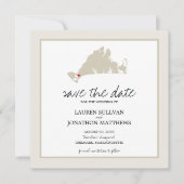 Chilmark Martha's Wineyard Wedding Save the Date (Voorkant)