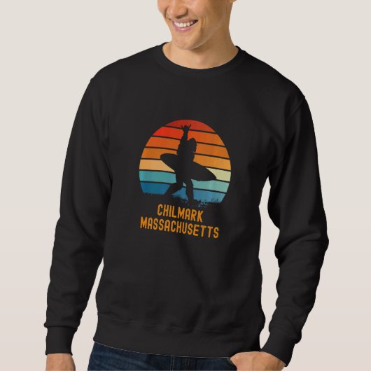 Chilmark Massachusetts Sasquatch Souvenir Trui (Voorkant)