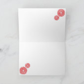 Chilmark - Pepermunt - Gevouwen Kerstkaart Feestdagen Kaart (Binnen)