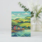 Chiloé eiland Chili Reizen Briefkaart (Staand voorkant)