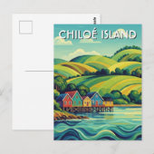 Chiloé eiland Chili Reizen Briefkaart (Voorkant / Achterkant)