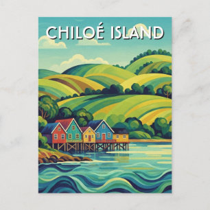 Chiloé eiland Chili Reizen Briefkaart