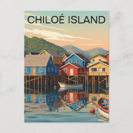 Chiloé Island Chili Reizen Briefkaart
