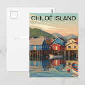 Chiloé Island Chili Reizen Briefkaart (Voorkant / Achterkant)