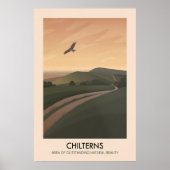 Chilterns AONB Reisposter Poster (Voorkant)