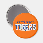 Chilton County; Tijgers Magneet (Voorkant / Achterkant)