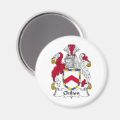 Chilton Family Crest Magneet (Voorkant / Achterkant)