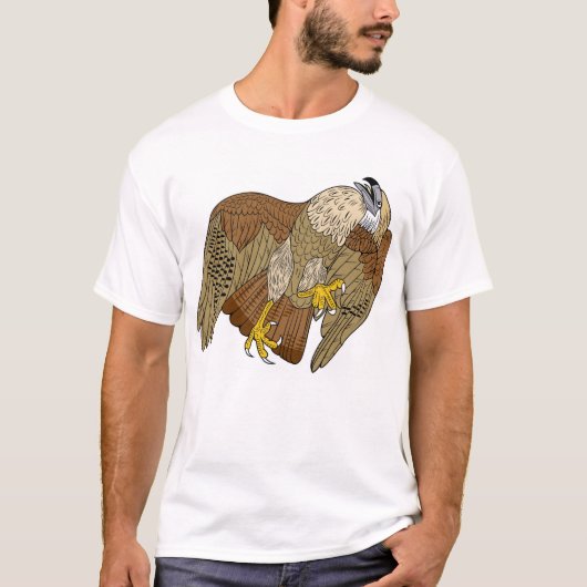 Chimachima Caracara Eagle T-shirt (Voorkant)